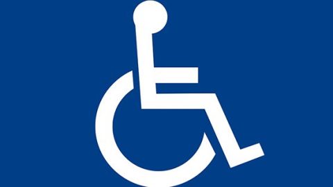 Disabled parking symbol