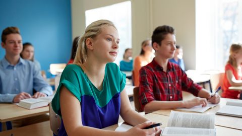 Classroom students