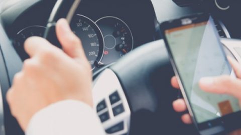 Using mobile phone while driving