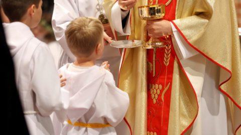 Priest altar boy