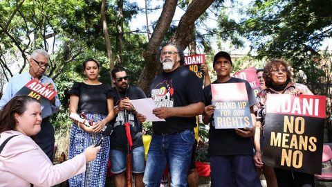 Wangan and Jagalingou Council’s Adrian Burragubba