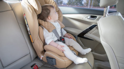 Child in car seat