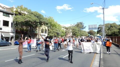 Protests at Sydney Uni