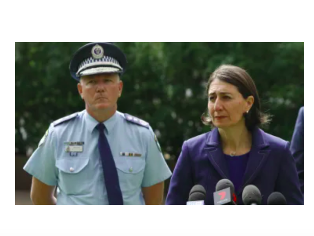 Police Fuller and Berejiklian