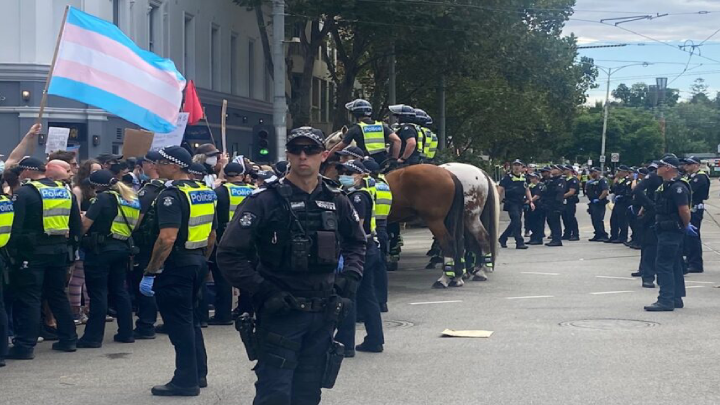 Victorian Policing Of Opposing Protests Was Biased In Favour Of Nazis 