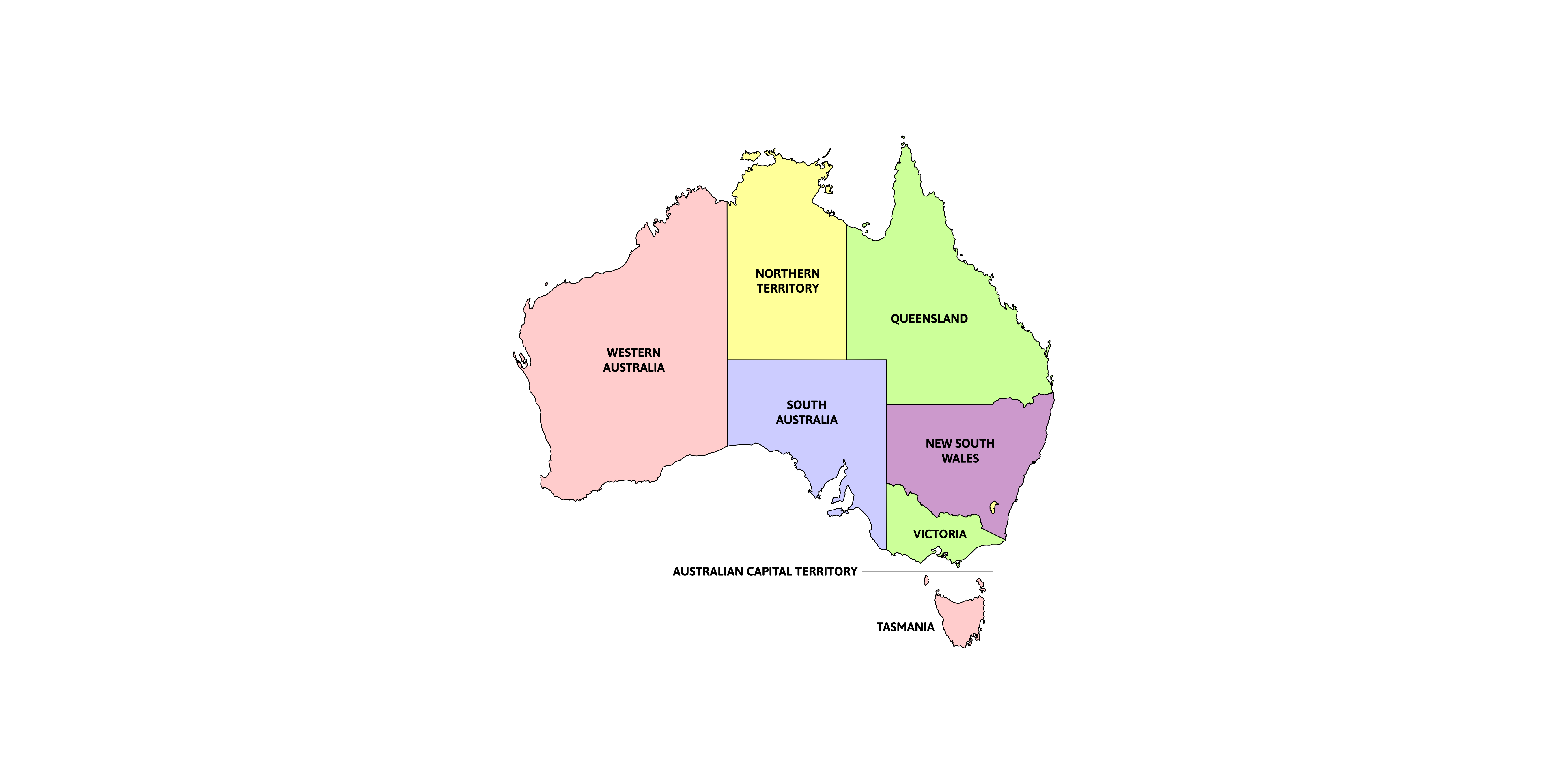 Crimes That Cross State Borders Where Will You Be Charged   Australia Map 