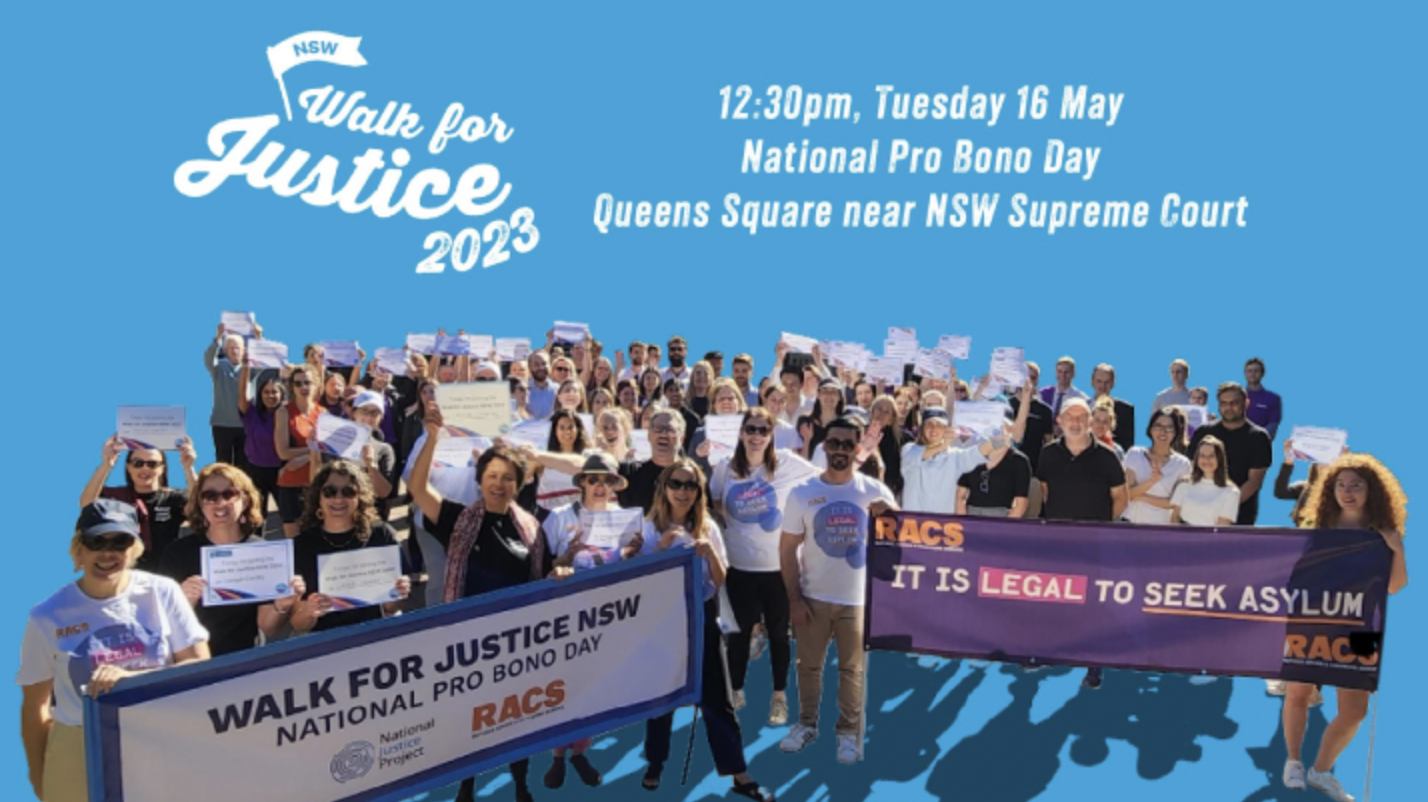 Join the Walk for Justice RACS Director Sarah Dale on the Importance