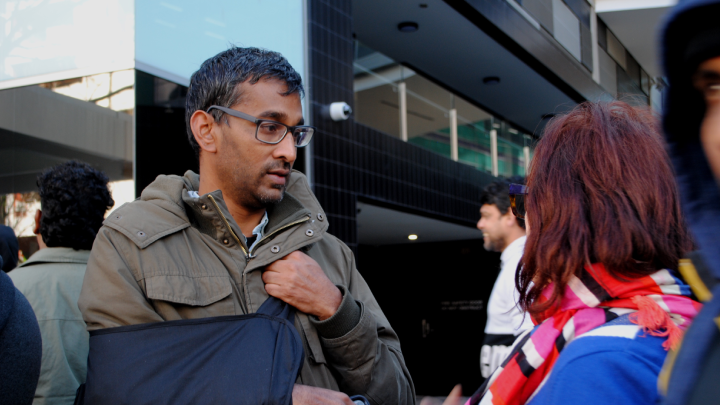 Founder of the Tamil Refugee Council Aran Mylvaganam. Photo credit Sumitra Vignaendra