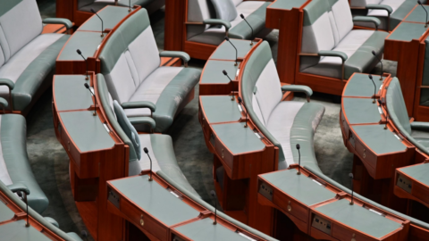 Inside parliament