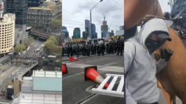 Victoria Police against Disrupt Land Forces