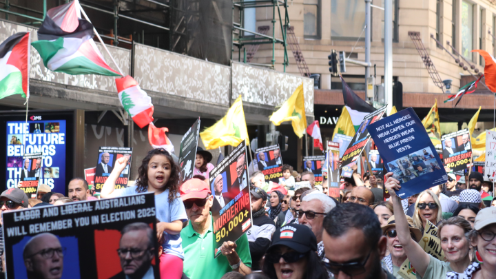 The 53rd weekly rally on Gadigal land in Sydney