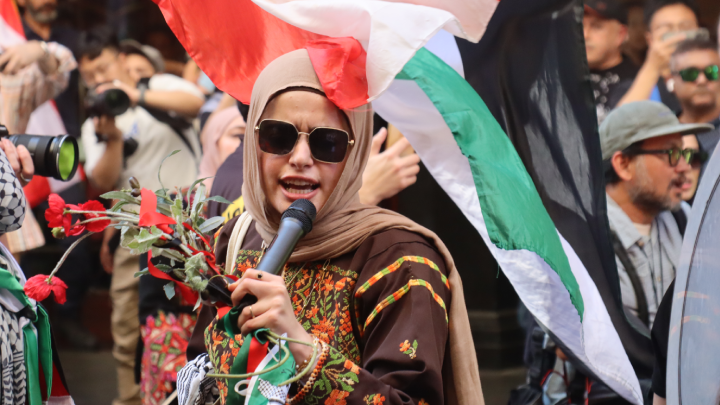 Palestinian orator Assala Sayara