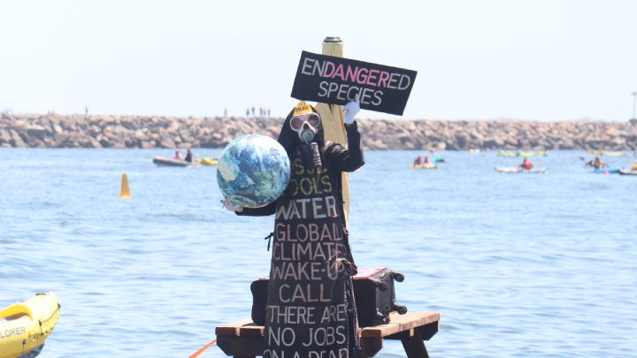 Newcastle Port Protest