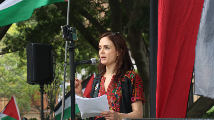 Palestinian Australian screenwriter Tamara Asma called upon individuals to sanction Israel at the personal level as the government continues to refuse to