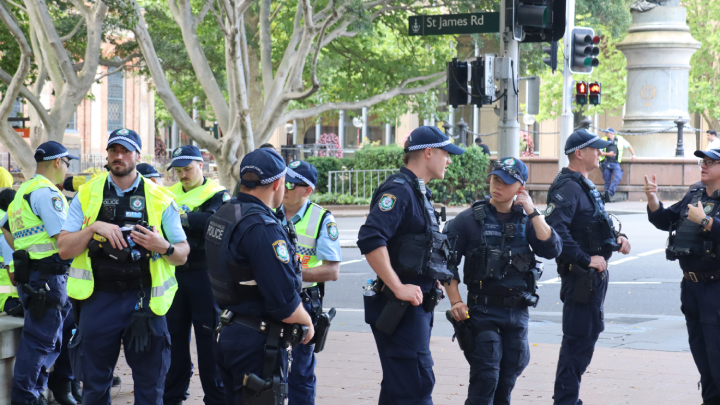 It should be noted that NSW Police Force officers have continued to show up to all sixty Palestine Action Group protests