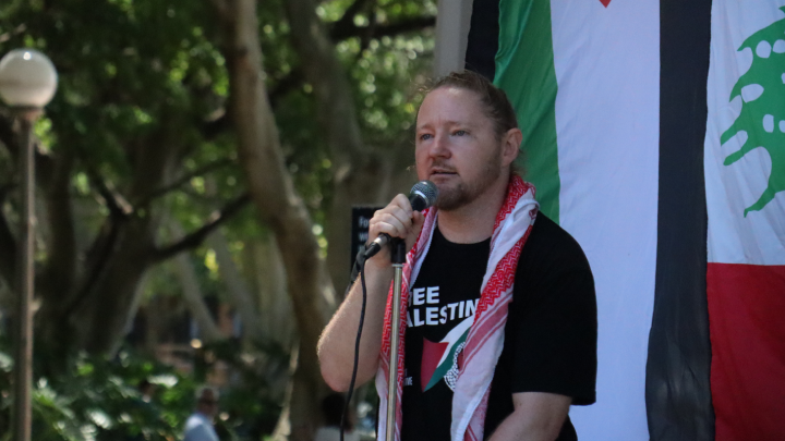 Palestine Action Group organiser Josh Lees questioned why those expressing sentiments against a mass killing are being demonised in the media