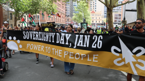 First Nations Rally on Gadigal Asserts Aboriginal Sovereignty This 26th of January