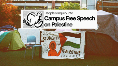 The People’s Inquiry into Free Speech on Palestine: Interview with National Union of Student’s James McVicar